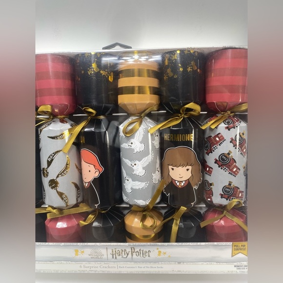 Socks Harry Potter women’s surprise crackers 6 pack fits size 4-10 - Picture 5 of 10